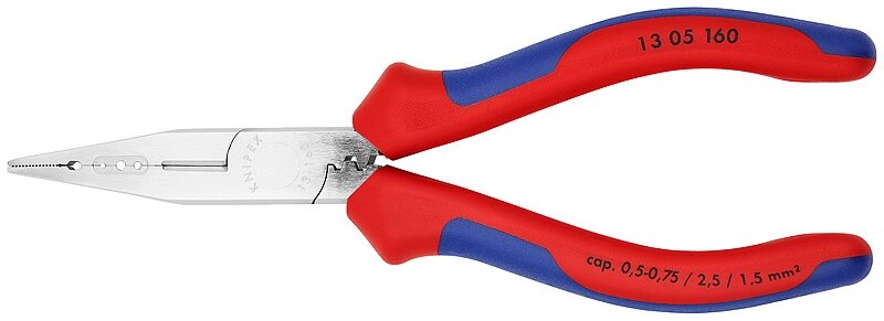 Плоскогубці для монтажу проводів KNIPEX 13 05 160 від компанії Polmart - фото 1