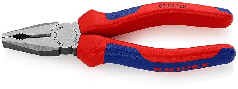 Плоскогубці комбіновані KNIPEX 03 02 160 від компанії Polmart - фото 1