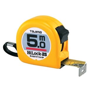 Рулетка універсальна tajima HI LOCK, H5p50MY-5м25мм