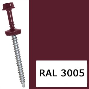 Самонарізи покрівельні по металу ETANCO (GUNNEBO) 4.8х19 RAL 3005 упк 250 шт