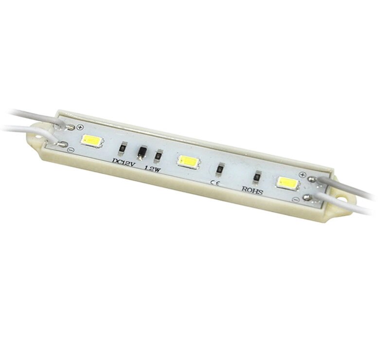 Світлодіодний модуль 3led, smd 5730 0,85W 6500K, 12V 55Lm від компанії Polmart - фото 1