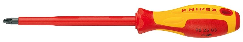 Викрутка для гвинтів з хрестоподібним шліцом KNIPEX 98 25 00 від компанії Polmart - фото 1