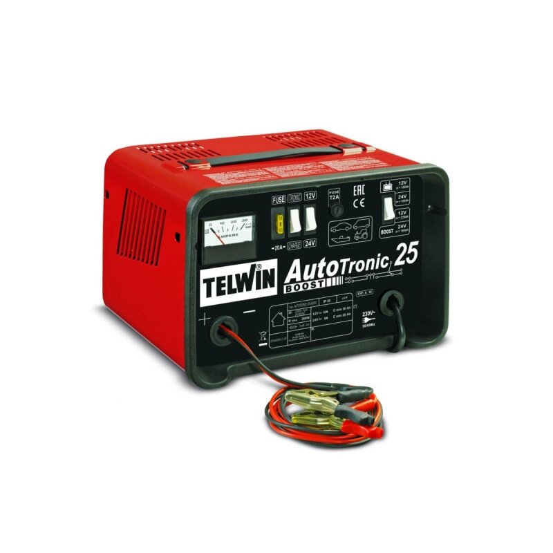 Зарядний пристрій Telwin AUTOTRONIC 25 BOOST 230V 12V/24V від компанії Polmart - фото 1