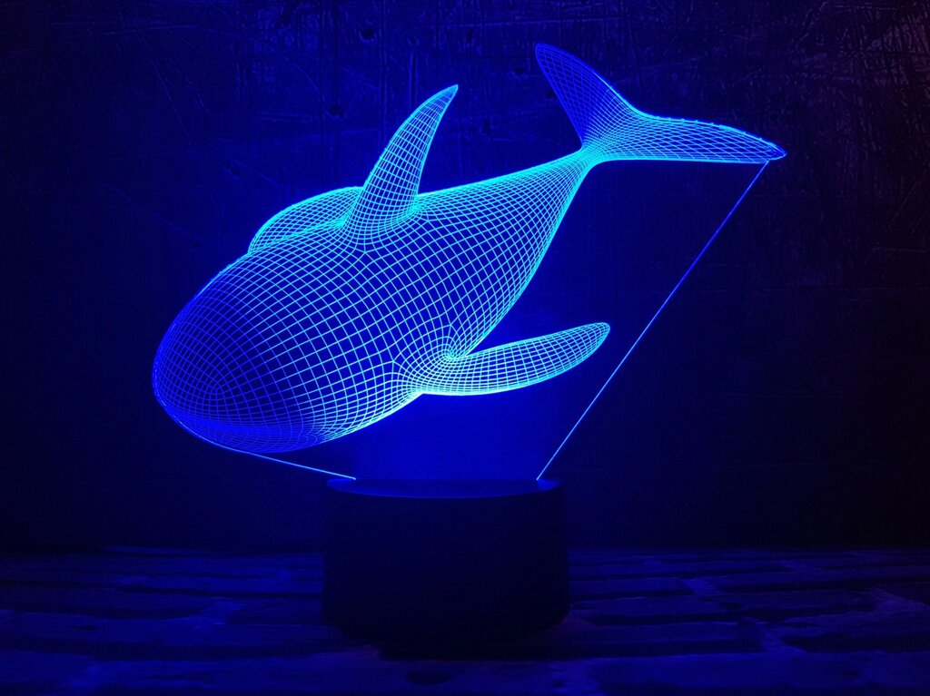 Змінна пластина для 3D ламп "Касатка" 3DTOYSLAMP від компанії Polmart - фото 1