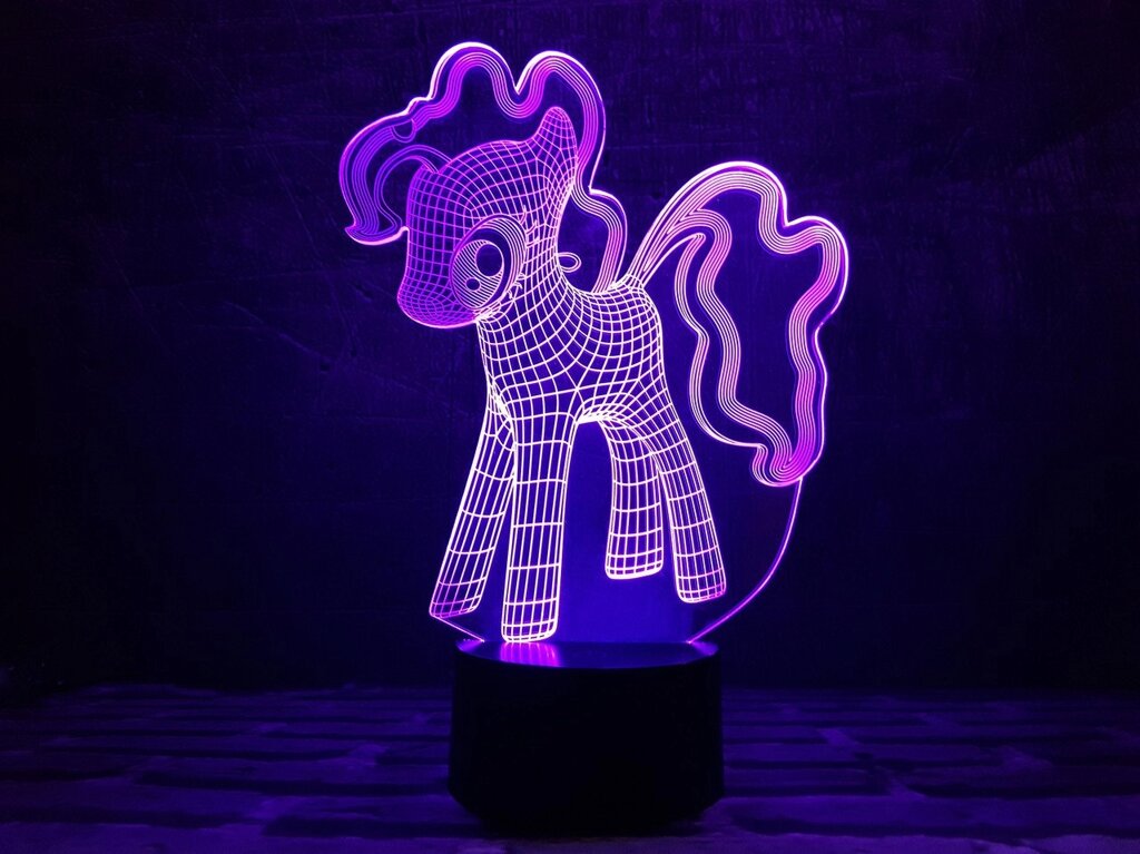 Змінна пластина для 3D ламп "My Little Pony" 3DTOYSLAMP від компанії Polmart - фото 1