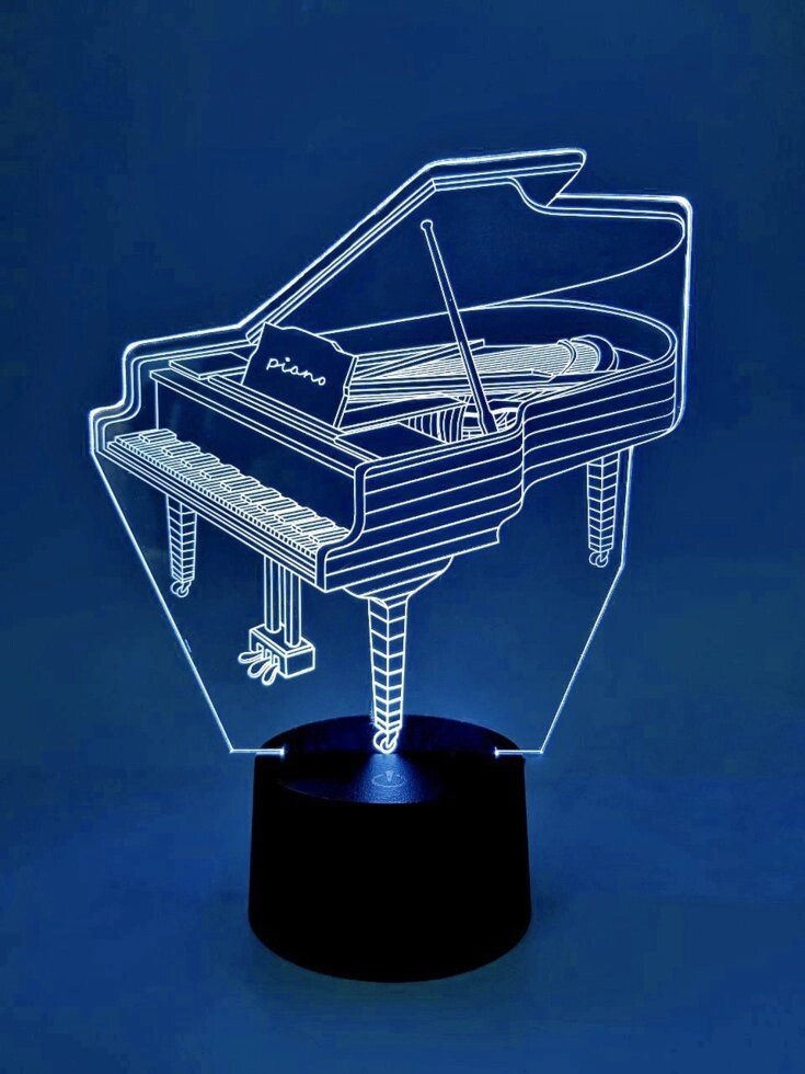 Змінна пластина для 3D ламп "Рояль" 3DTOYSLAMP від компанії Polmart - фото 1