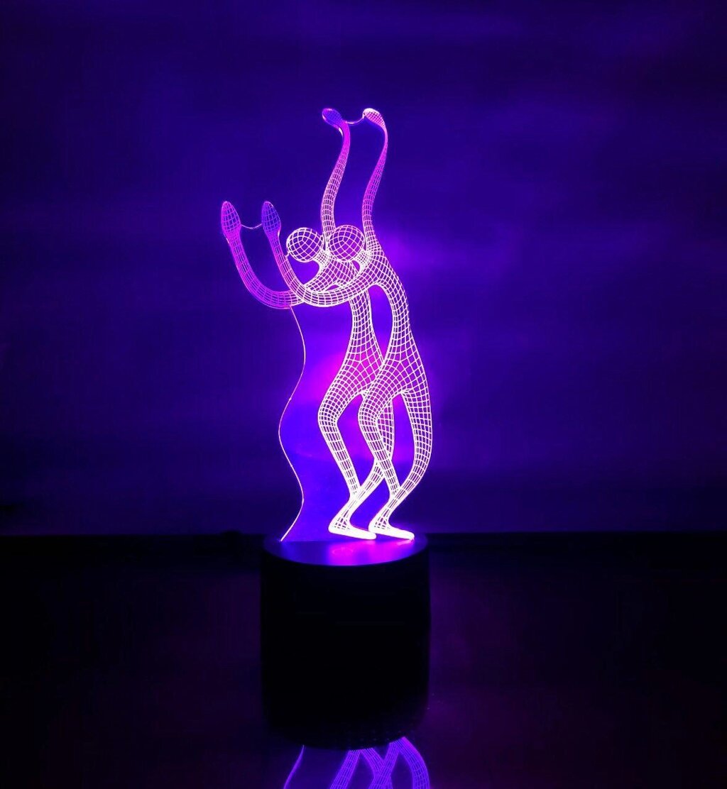 Змінна пластина для 3D-нічника "Грація" 3DTOYSLAMP від компанії Polmart - фото 1