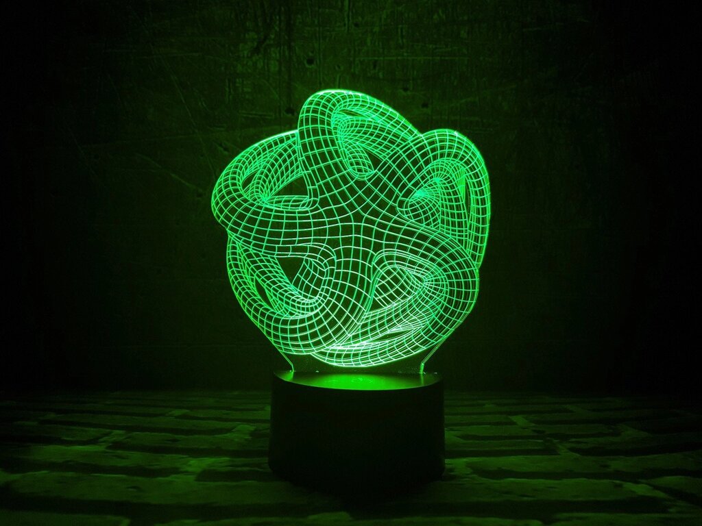 Змінна пластина для 3D нічника "Зірка" 3DTOYSLAMP від компанії Polmart - фото 1