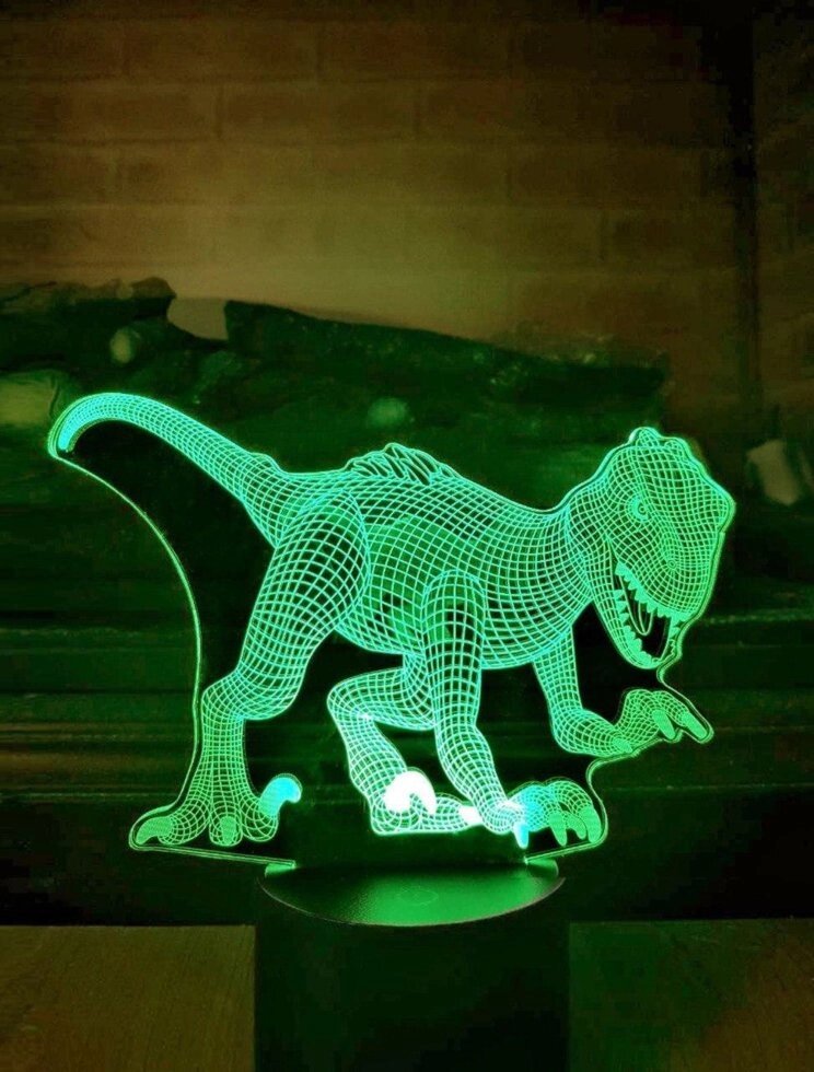 Змінна пластина для 3D світильника "Монолофозавр" 3DTOYSLAMP від компанії Polmart - фото 1