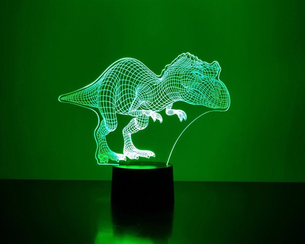 Змінна пластина для 3D світильника "Тиранозавр" 3DTOYSLAMP від компанії Polmart - фото 1