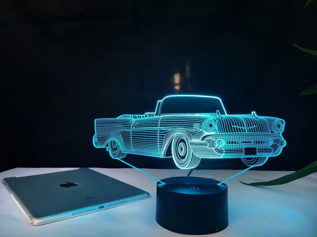 Змінна пластина для 3D світильників "Автомобіль 20" 3DTOYSLAMP від компанії Polmart - фото 1