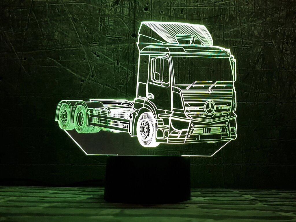 Змінна пластина для 3D світильників "Автомобіль 28" 3DTOYSLAMP від компанії Polmart - фото 1