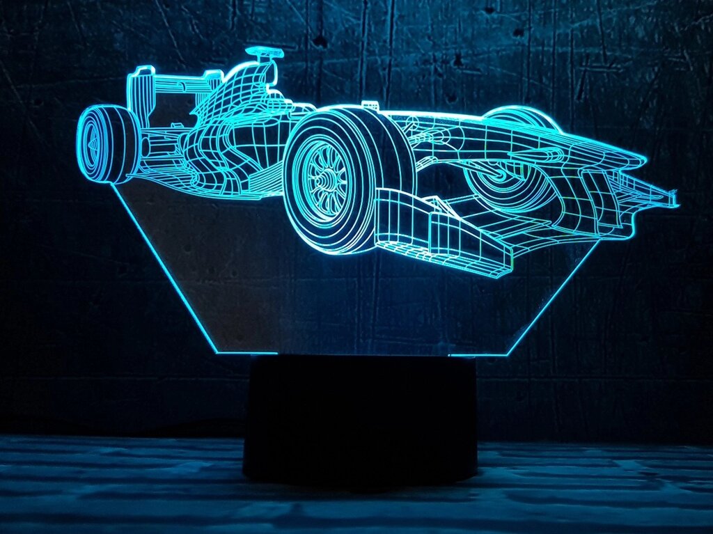 Змінна пластина для 3D світильників "Автомобіль 32" 3DTOYSLAMP від компанії Polmart - фото 1