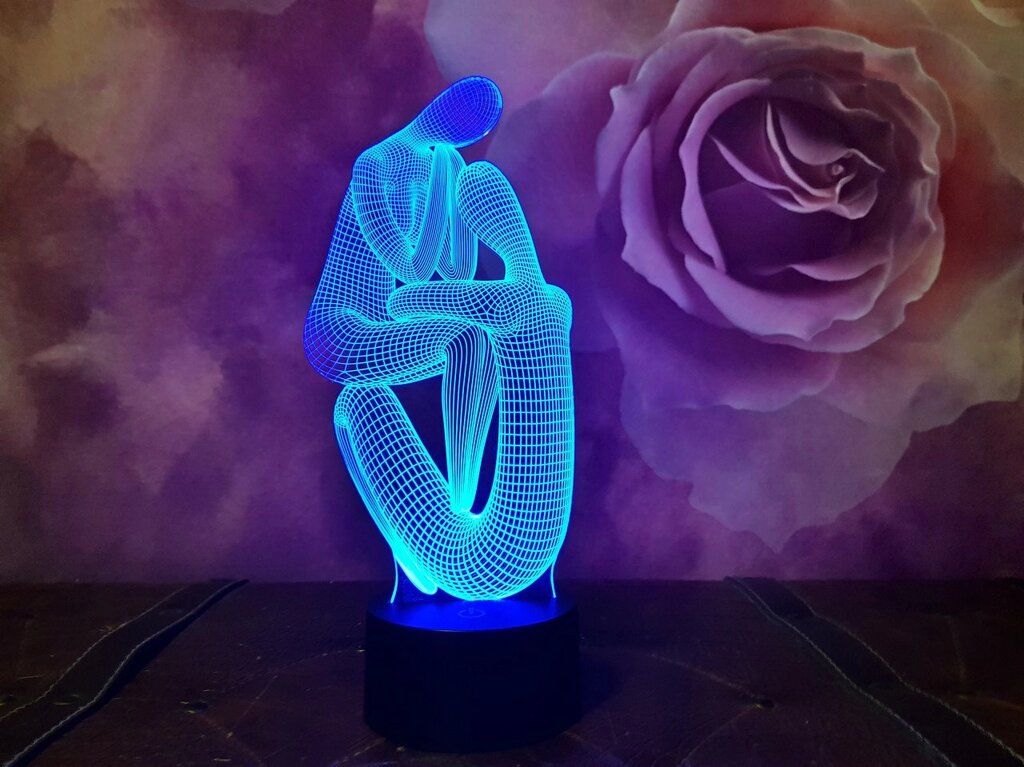 Змінна пластина для 3D світильників "Медитація 2" 3DTOYSLAMP від компанії Polmart - фото 1