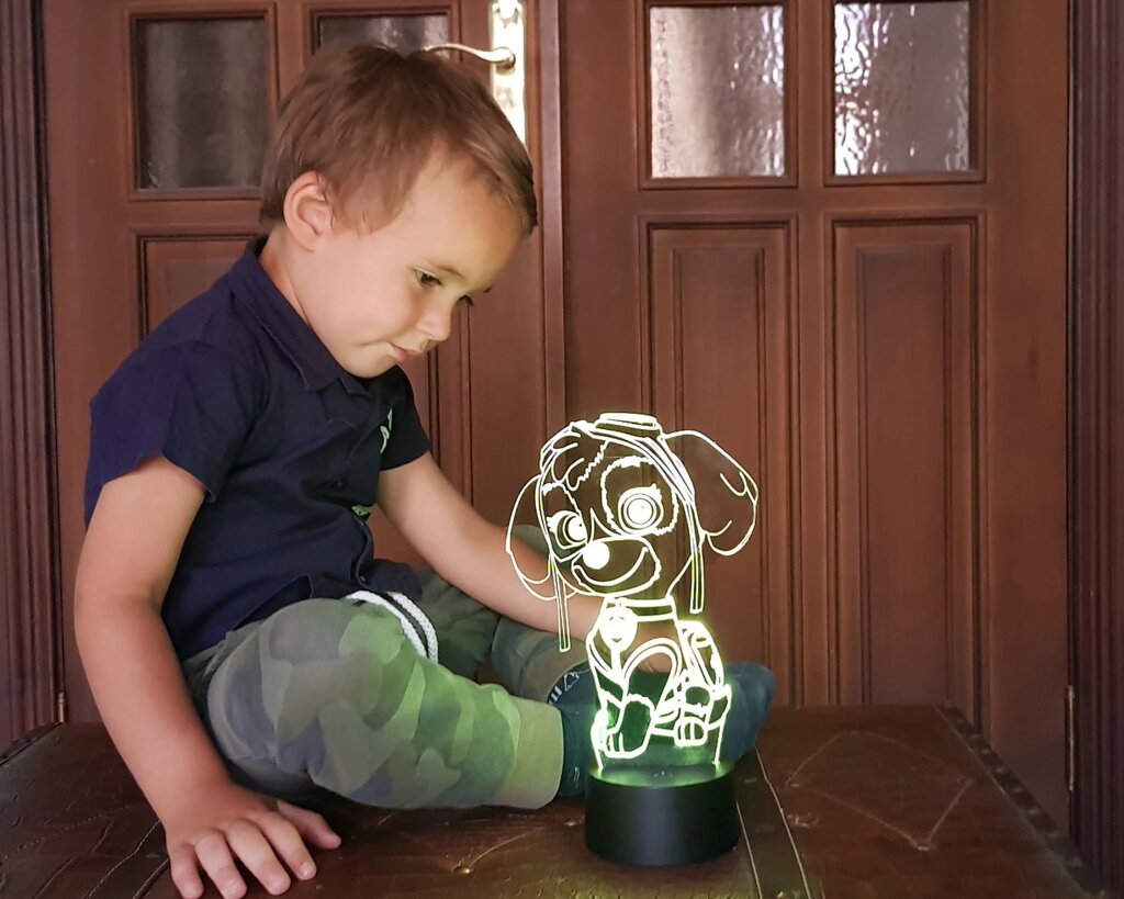 Змінна пластина для 3D світильників "Щенячий патруль 2" 3DTOYSLAMP від компанії Polmart - фото 1