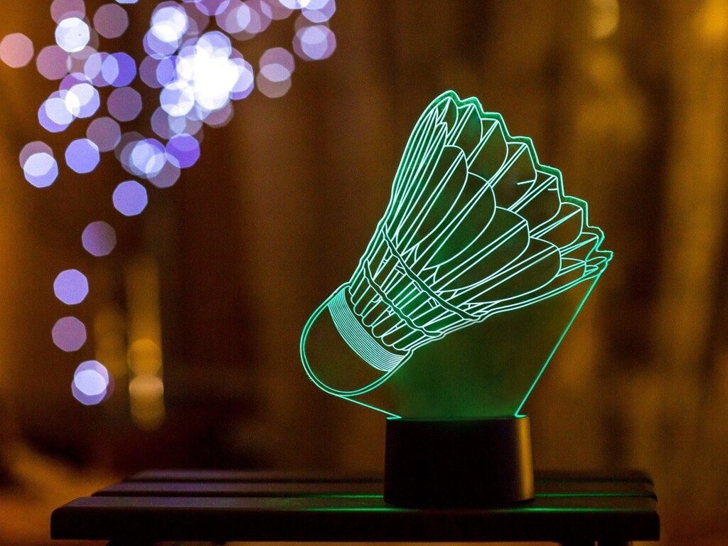 Змінна пластина для 3D світильників "Воланчик" 3DTOYSLAMP від компанії Polmart - фото 1
