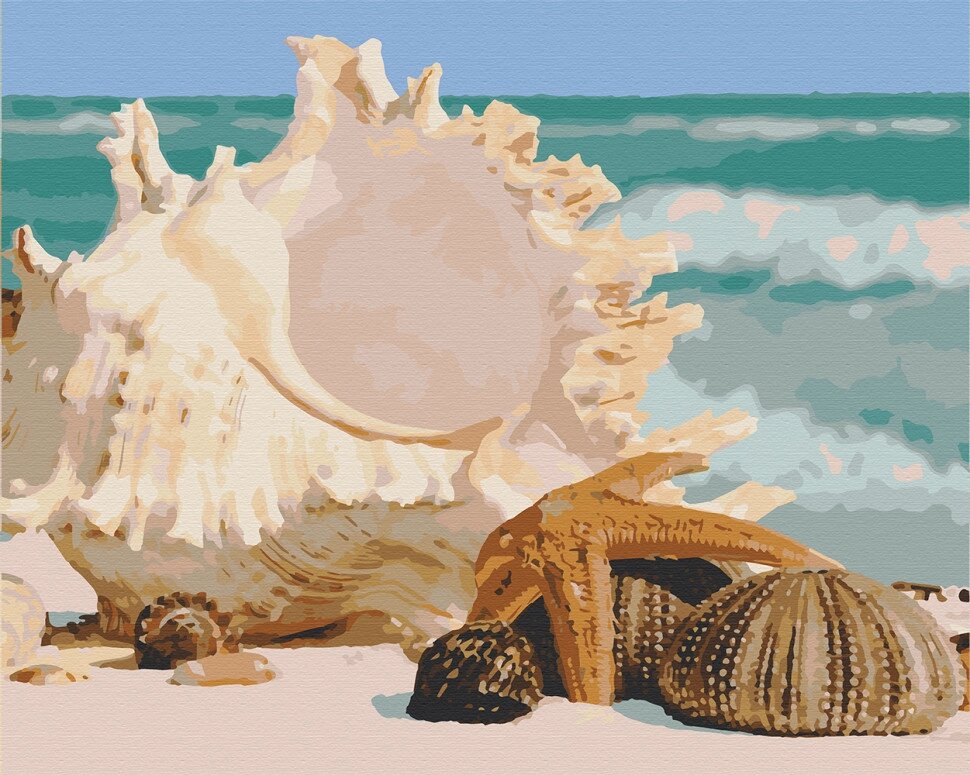 Зображення на числах. Мистецьке ремесло "Музика моря" 40x50 см 10565-к від компанії Polmart - фото 1