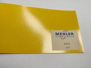 Тентова ПВХ тканина Mehler (Німеччина) Жовтий 620г/кв. м.