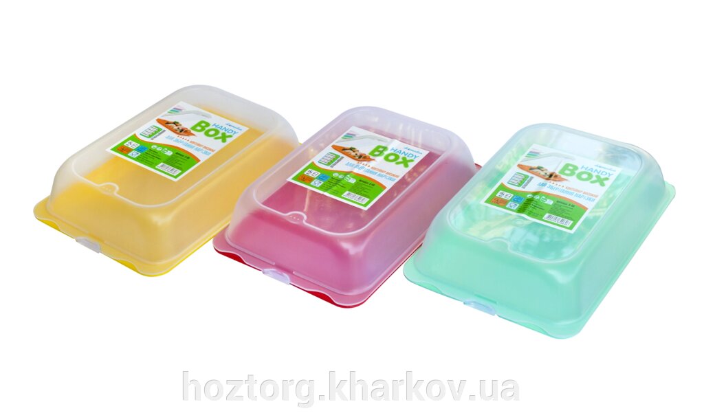 Бокс для зберігання нарізки високий HANDY BOX (Diomedea) 25,2*17,1*5,9 см від компанії Інтернет-магазин Хозторг Харків. Господарські товари оптом - фото 1