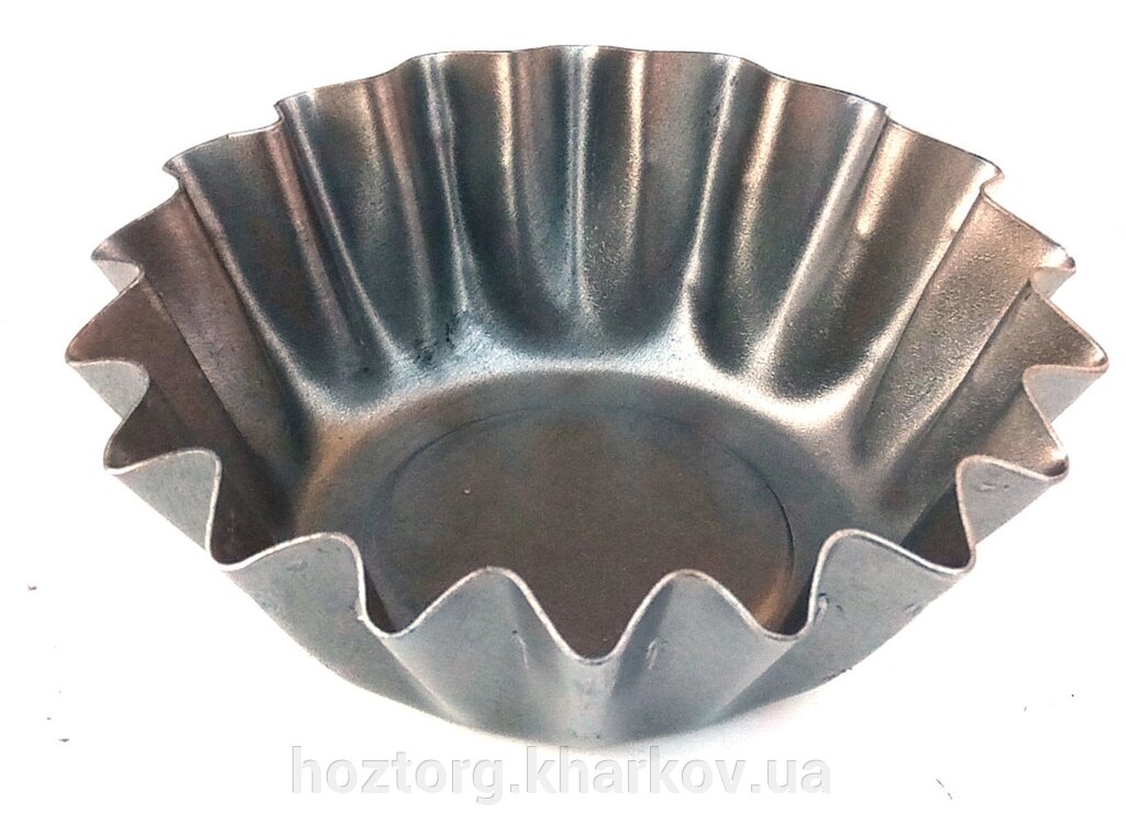 Форма для випічки кексів металева №1 мала ПП КВВ від компанії Інтернет-магазин Хозторг Харків. Господарські товари оптом - фото 1