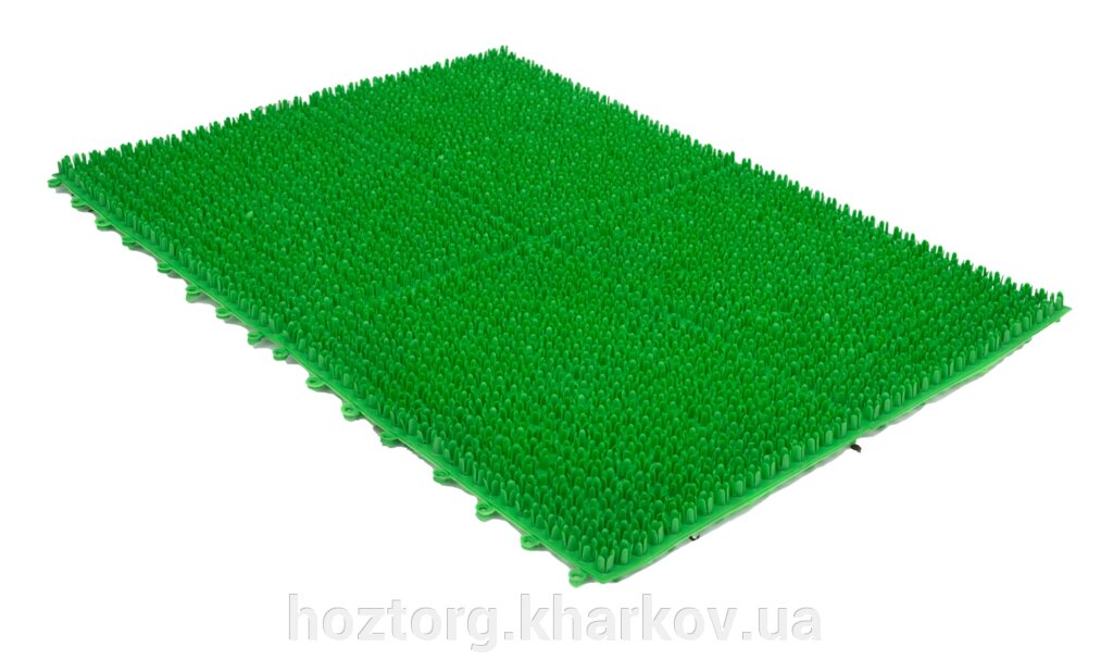 Килимок 4 секції для підлоги 540х400х15 мм зелений (ПолімерАгро) від компанії Інтернет-магазин Хозторг Харків. Господарські товари оптом - фото 1