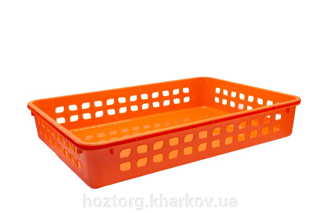 Кошик L-3 помаранчевий (355*250*60) LAM 273-40 від компанії Інтернет-магазин Хозторг Харків. Господарські товари оптом - фото 1