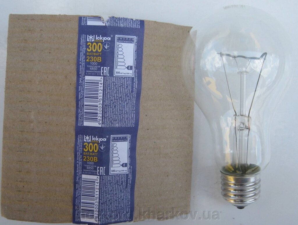 Лампа 300 Вт Е27 від компанії Інтернет-магазин Хозторг Харків. Господарські товари оптом - фото 1