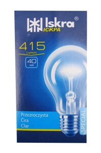 Лампа 40 Вт в індивідуальній упаковці