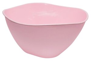 Миска 3л салатниця хвиля рожева (ПолімерАгро)