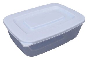 Харчовий контейнер пластиковий (судок) 2 літри (Горизонт) 7.5х22.5х17 см