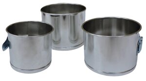 Набор форм для выпечки пасхальных куличей «Гелиус» алюминиевая из 3 предметов