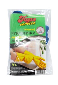 Рукавички гумові КУЗЯ SERVICE розмір L