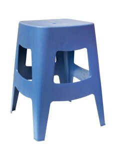 Табурет "Модерн" синій (індиго), висота 49.5 см (ПолімерАгро)