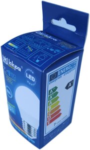 Лампа світлодіодна Iskra LED G45 E27 7W 4000K (кульку)