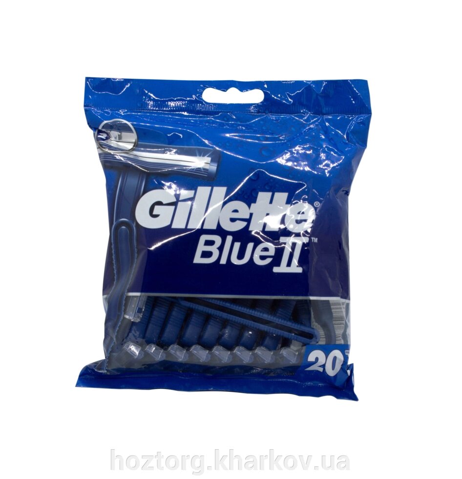 Станок одноразовий Gillette Blue 2, 20шт/уп від компанії Інтернет-магазин Хозторг Харків. Господарські товари оптом - фото 1