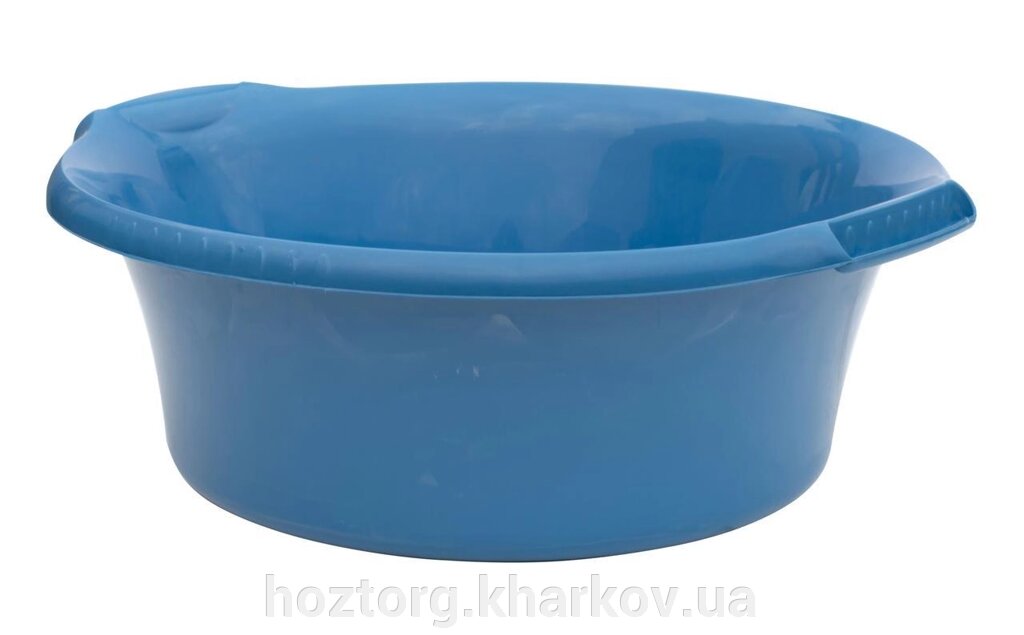 Таз 16л круглий, блакитний (ПолімерАгро) від компанії Інтернет-магазин Хозторг Харків. Господарські товари оптом - фото 1