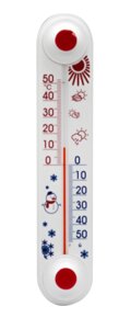 Термометр спиртовий віконний Сніговик (Склоприлад)