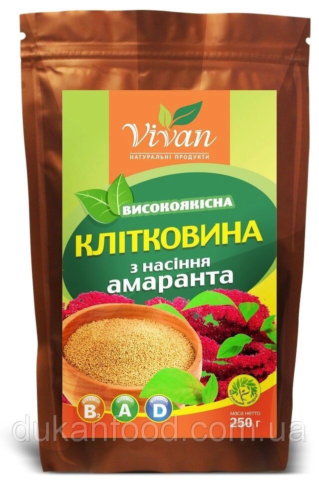 Клітковина з насіння амаранту, 250 г від компанії Діетмаркет "Душечка" - фото 1