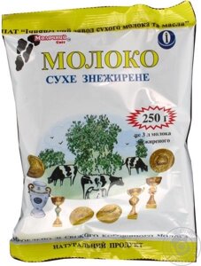Молоко сухе знежирене 1,5%250г