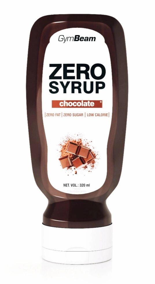Низкокалорийный Шоколадный сироп без сахара ТМ GymBeam, 320 мл ##от компании## Диетмаркет "Душечка" - ##фото## 1