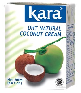 Вершки кокосові Kara 24%, 200г