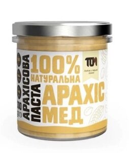 Арахісова паста З МЕДОМ, тм ТОМ, 300 г