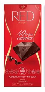 Темний шоколад без цукру ТМ Red Delight, 100 г