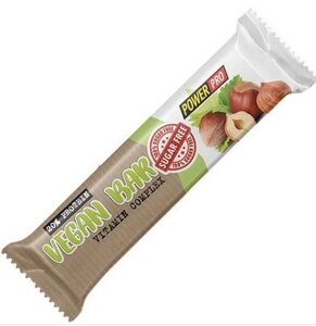 Протеїновий батончик Power Pro, Vegan Bar, 32% білка, без цукру