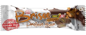 Протеїновий батончик з арахісом у карамелі Brisee Bar, 25% білка, без цукру
