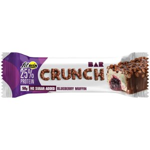 Протеїновий батончик без цукру Crunch Bar "Чорничний мафін", FitWin, 50 г