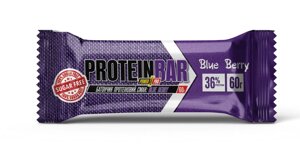 Протеїновий батончик Power Pro, 36% білку, «Лісова ягода». Без цукру.