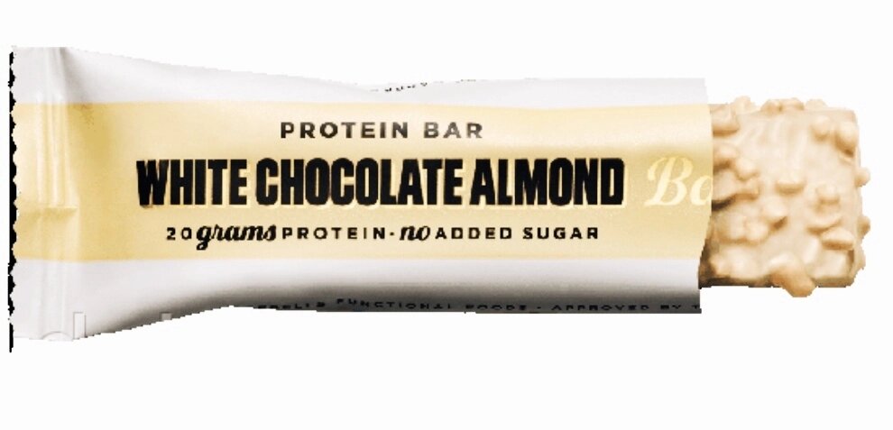 Протеїновий батончик білий шоколад та мигдаль ТМ Barebells, 55 г від компанії Діетмаркет "Душечка" - фото 1