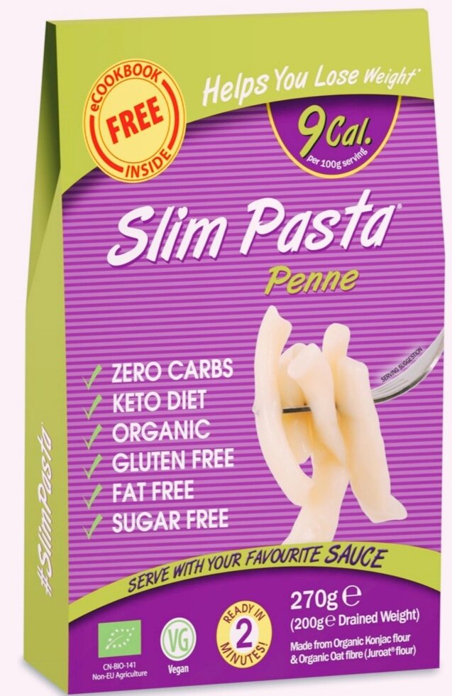 Ширатаки Пенне / Bio Slim Pasta, 270 г ##от компании## Диетмаркет "Душечка" - ##фото## 1