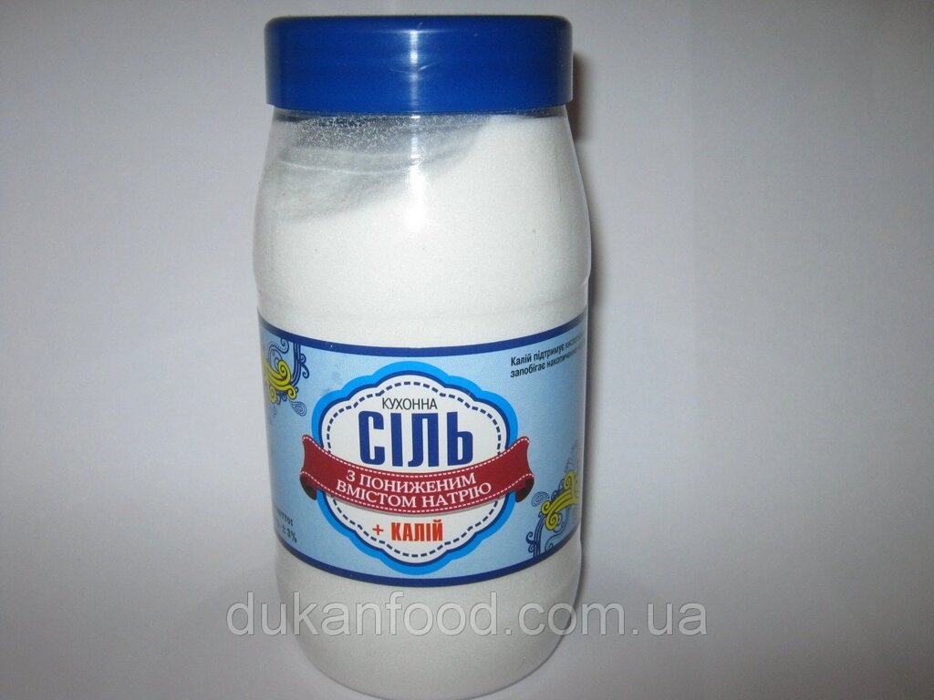 Сіль з пониженим вмістом натрію + калій від компанії Діетмаркет "Душечка" - фото 1